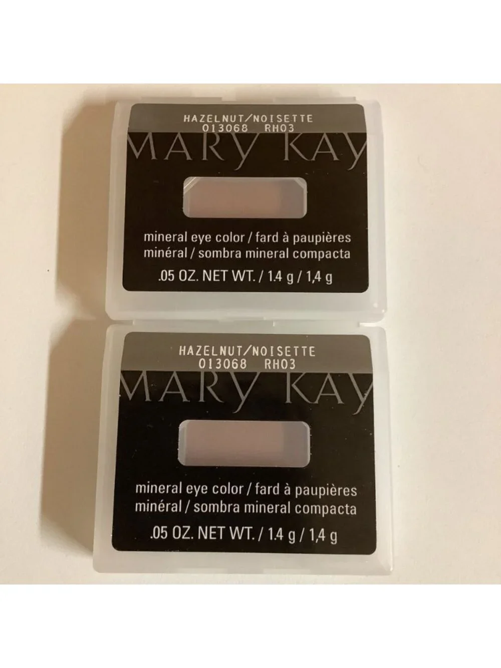 Mary Kay Hazelnut 013068 Mineral Eye Shadow Full Size .05 Oz, Bundle Of 2. New